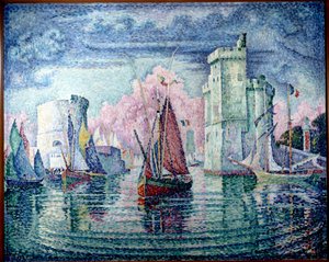 De haven van La Rochelle door Paul Signac