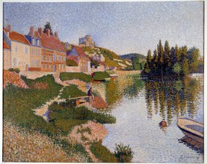 Les Andelys, de oever