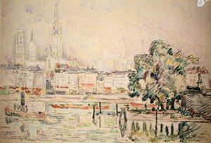 Rouen door Paul Signac