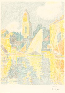 St. Tropez: De Haven door Paul Signac