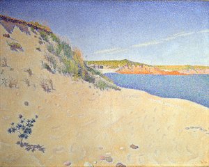 Het strand bij Saint-Briac. Op. 212 Zandige kust, 1890