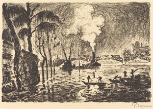 De Overstroomde Seine in 1910