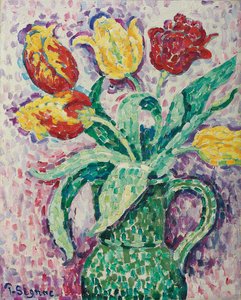 De groene vaas, 1920 door Paul Signac