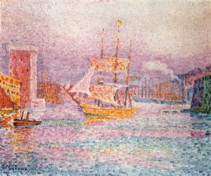 De haven van Marseille, 1907