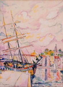 De haven van Saint-Tropez, 1918