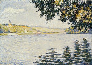Uitzicht op de Seine bij Herblay
