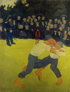 Het Bretonse gevecht door Paul Sérusier