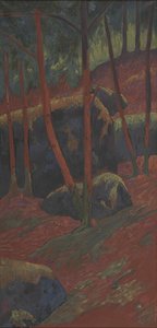 Le Bois rouge, ca. 1895 door Paul Sérusier