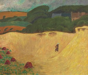 Het strand van Les Grands Sables bij Le Pouldu, 1890 door Paul Sérusier