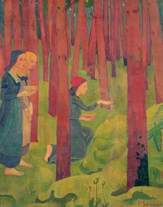 De Bezwering, of Het Heilige Hout, 1891 door Paul Sérusier