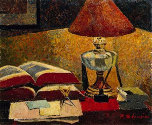 Onder de lamp, 1906 door Paul Sérusier