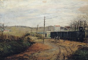 Het station in Argenteuil door Paul Vogler