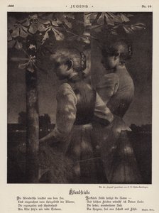 Avondvrede door Paul Wilhelm Keller Reutlingen