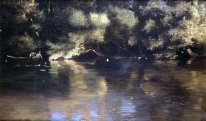 Op de Rivier door Paul Wilhelm Keller Reutlingen