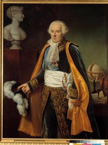 Portret van Pierre Simon, Marquis de Laplace, astronoom door Paulin Jean Baptiste Guerin