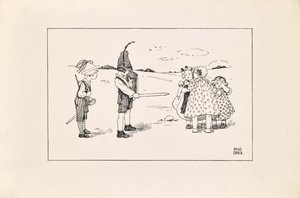 Kinderen, soldaten spelen door Pauline Ebner