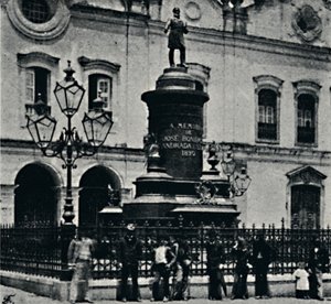 Standbeeld van José Bonifácio. Largo de S. Francisco door Paulo Kowalsky