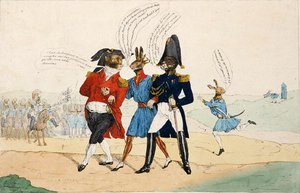 De onbaatzuchtige beschermers, na 1831 door Paulus Charles Gerard Poelman