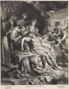 Graflegging van Christus door Paulus Pontius