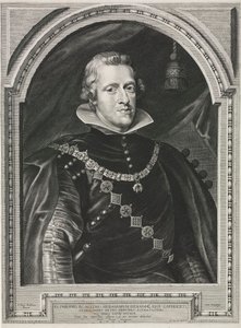 Portret van Filips IV door Paulus Pontius