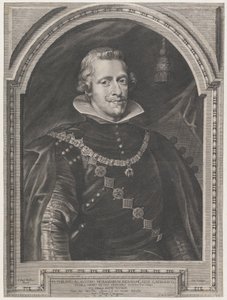 Portret van Filips IV door Paulus Pontius