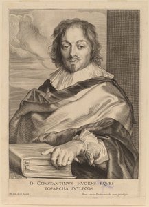 Constantijn Huygens door Paulus Pontius after Sir Anthony van Dyck