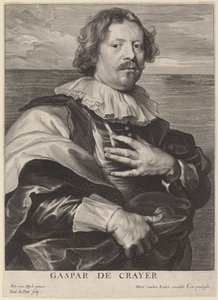 Gaspar de Crayer door Paulus Pontius after Sir Anthony van Dyck