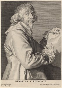 Henricus Steenwyck door Paulus Pontius after Sir Anthony van Dyck