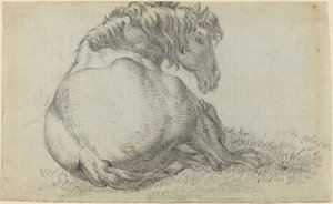 Rustend paard door Paulus Potter