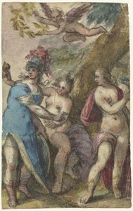 Het oordeel van Paris door Paulus van Wtewael (possibly)