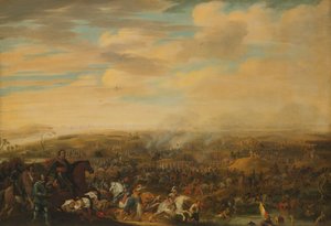 Prins Maurits bij de Slag bij Nieuwpoort, 2 juli 1600 door Pauwels van Hillegaert