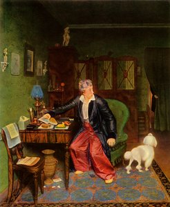 Een aristocraat ontbijt, of zijde op zijn maag en niets erin