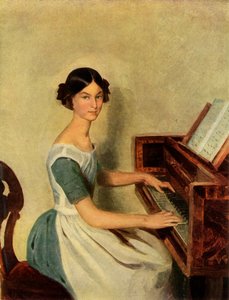 Portret van Nadezhda Petrovna Zhdanovichova
