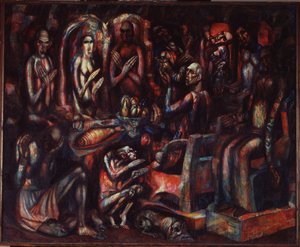 Feest van de koningen, 1913 door Pavel Nikolayevich Filonov