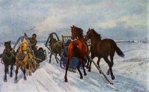 De ontmoeting, 1871, 1965 door Pavel Osipovich Kovalevsky