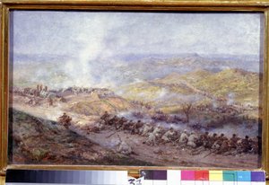 Een scène uit de Russisch-Turkse oorlog (1876-1878)