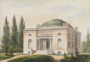 De Pennsylvania Academie voor Schone Kunsten, Philadelphia Kopie naar een gravure..., 1811-ca. 1813