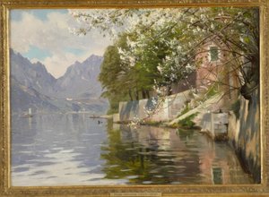 Lentedag aan het Meer van Lugano