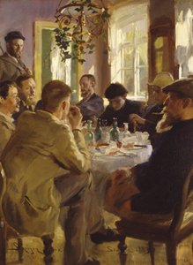 Lunch van Kunstenaars in Brøndum