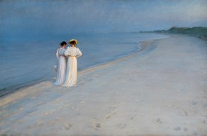 Rustige avond op het zuidelijke strand van Skagen, 1893