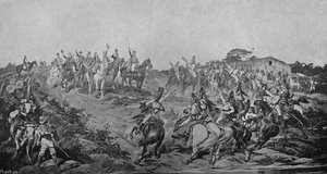 Independencia ou Morte, Onafhankelijkheid of Dood, 1888 door Pedro Américo