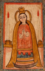 Madonna in een rode jurk, c. 1820