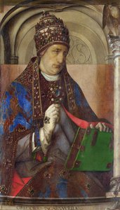 Portret van Sint Gregorius I door Pedro Berruguete