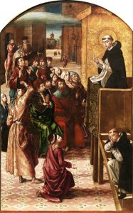 Het Wonder van de Wolk, ca. 1495 door Pedro Berruguete