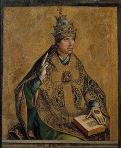 Paus Gregorius I de Grote door Pedro Berruguete