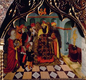 Altaarstuk van Sant Quirze de Galliners, detail