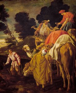 Karavaan van kamelen (detail)