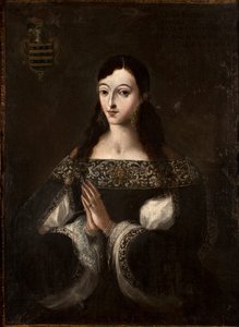 Portret van de vrouw van Kapitein Barrios door Pedro Ruíz Gonzalez