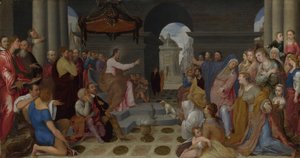 De Bekering van Maria Magdalena door Pedro de Campaña
