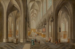 Kathedraal van Antwerpen door Peeter Neeffs the Elder